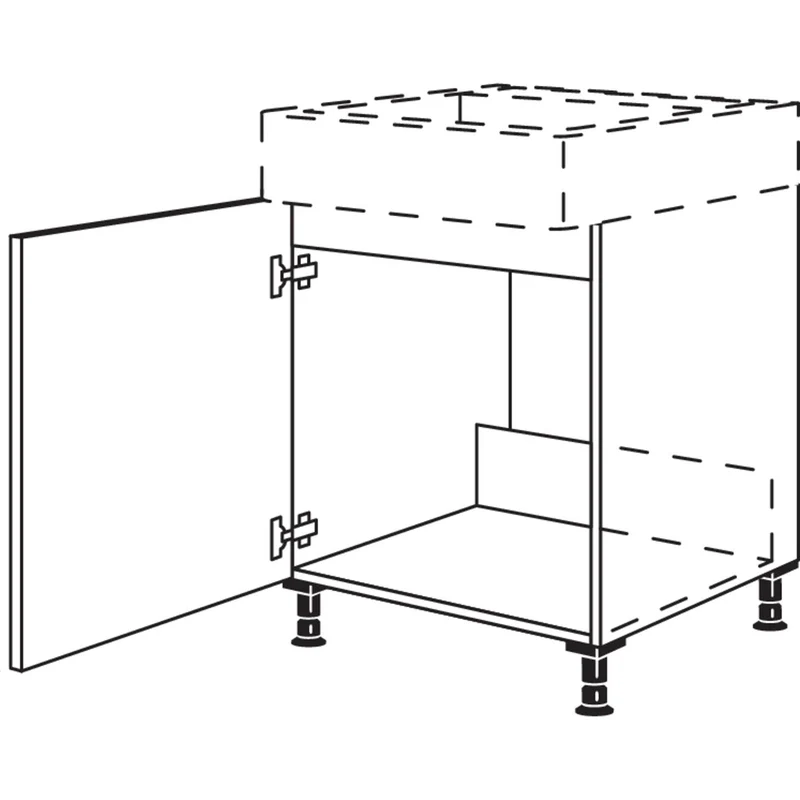nobilia Maxi-Spülenschrank SPUST60-M 60 cm