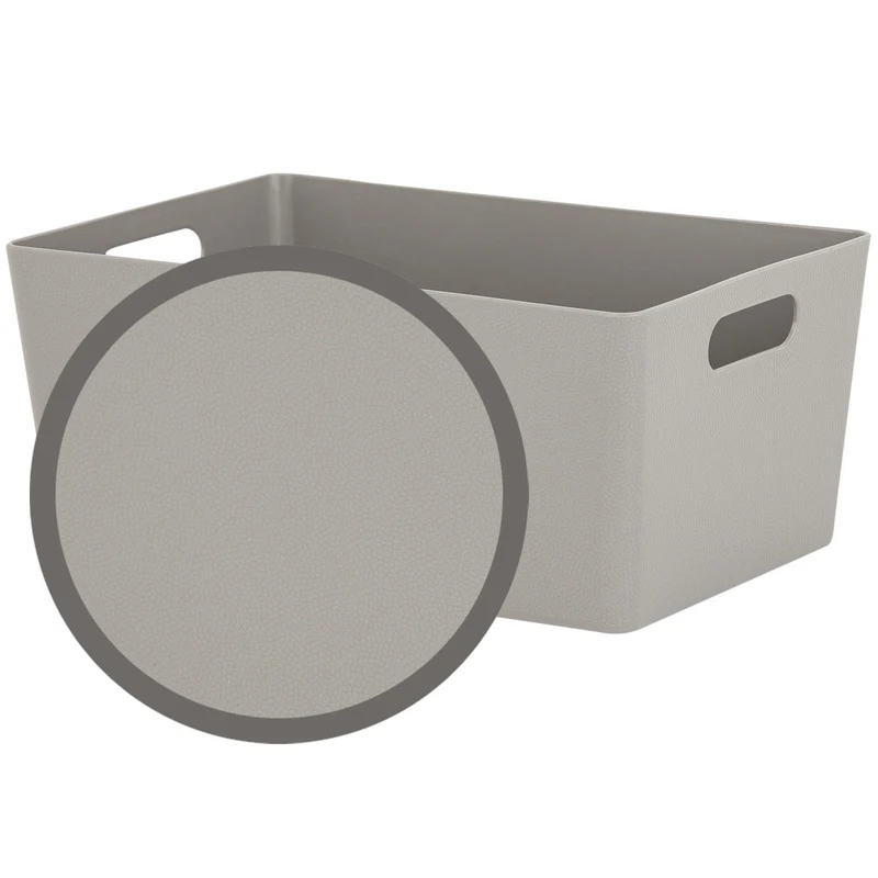 Ordnungsbox - DINA5 - 25x17x11cm - 3,9 Liter - Schubladenorganizer Ordnungskorb Schublade - Organizerbox Ordnungssystem Kunststoff Aufbewahrung Bad Korb
