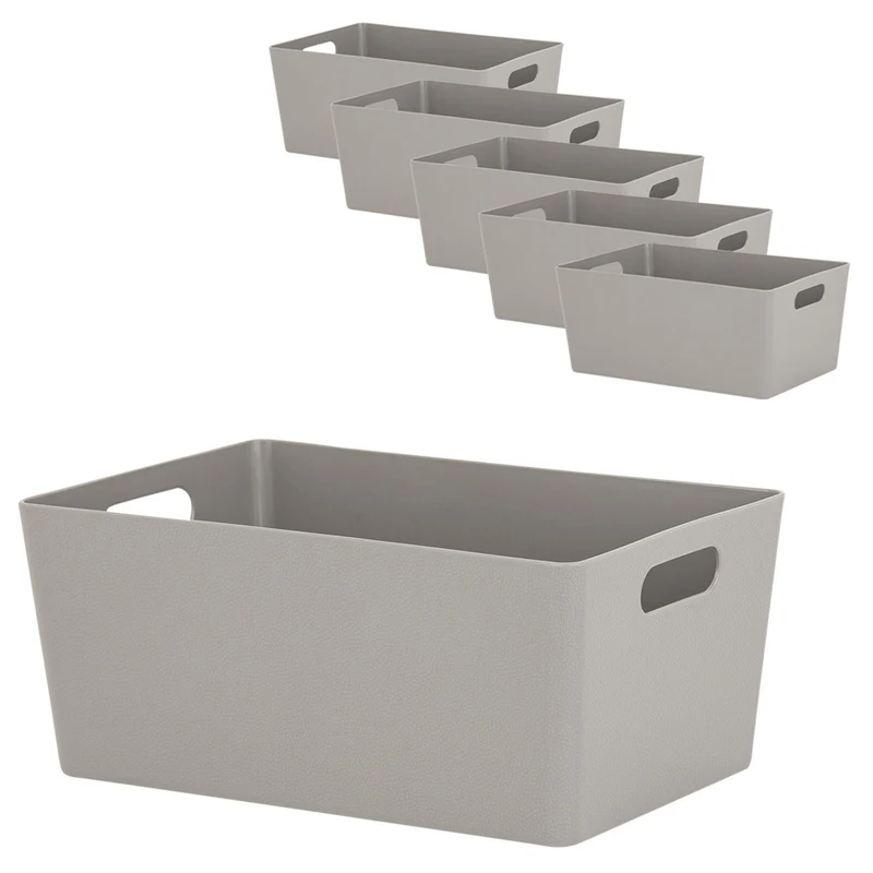 Ordnungsbox - DINA5 - 25x17x11cm - 3,9 Liter - Schubladenorganizer Ordnungskorb Schublade - Organizerbox Ordnungssystem Kunststoff Aufbewahrung Bad Korb