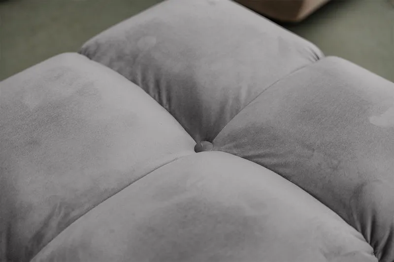 KAWOLA Sofa VIVIEN Ecksofa Velvet stone