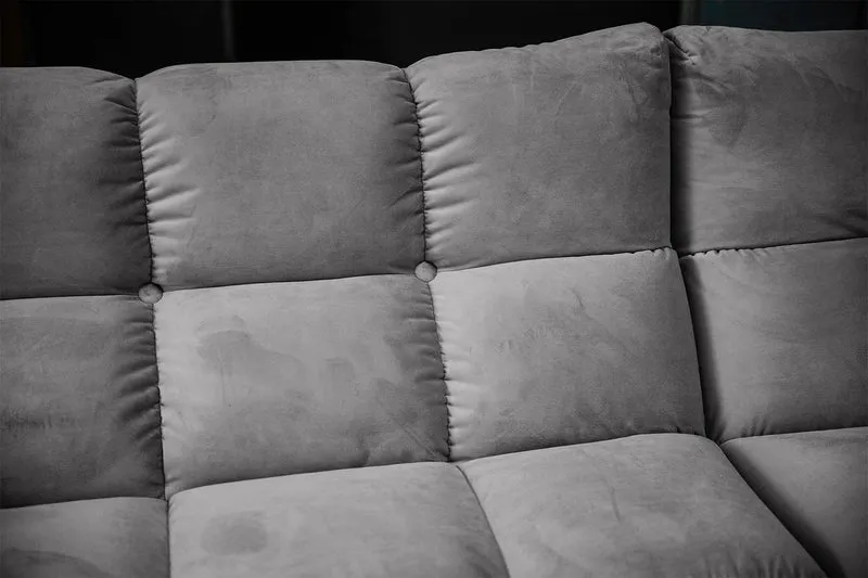 KAWOLA Sofa VIVIEN Ecksofa Velvet stone