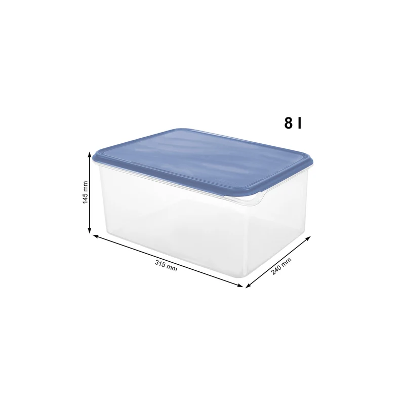Kühlschrankdose eckig 8 l RONDO
