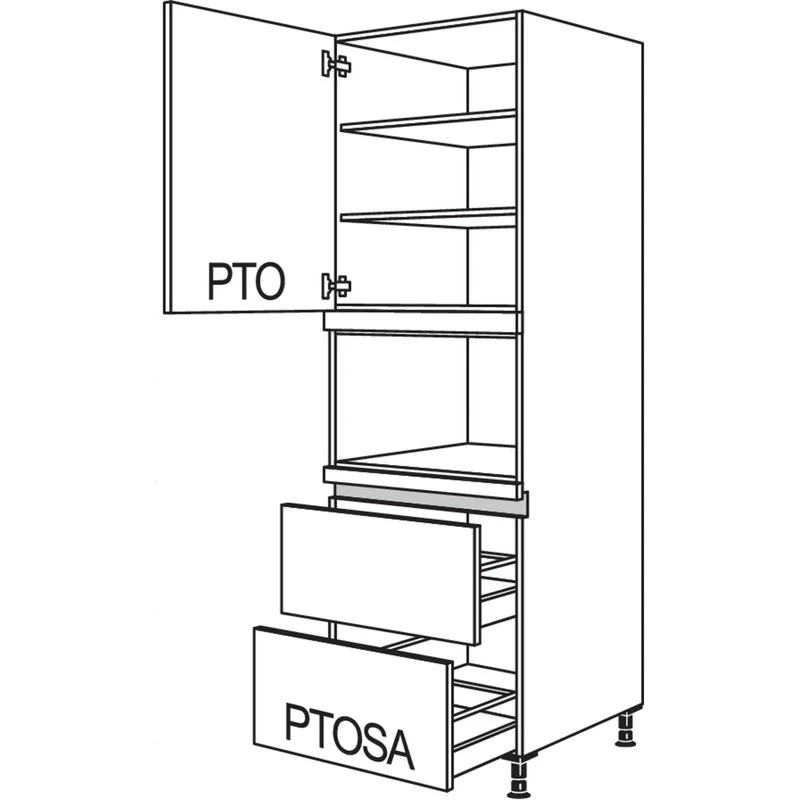 nobilia Geräte-Umbau Mikrowelle LGM2A-2 60 cm