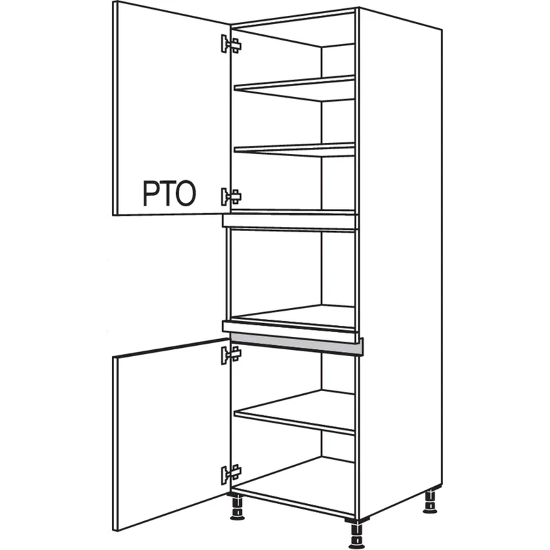 nobilia Geräte-Umbau Mikrowelle LGM-2 60 cm