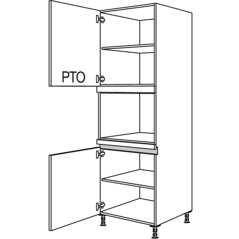 nobilia Geräte-Umbau für Dampfgarer / Kompaktgerät LGDK-2 60 cm