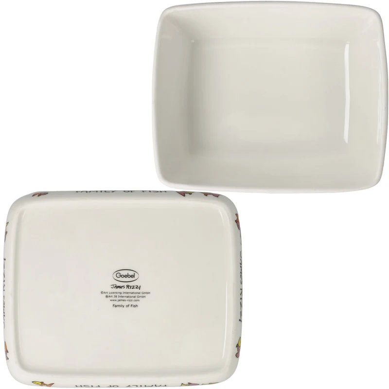 Goebel James Rizzi Butterdose „Family of Fish“ – 14 cm – 2026