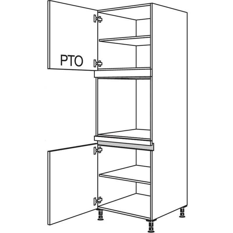 nobilia Geräte-Umbau Backofen LGO-2 60 cm