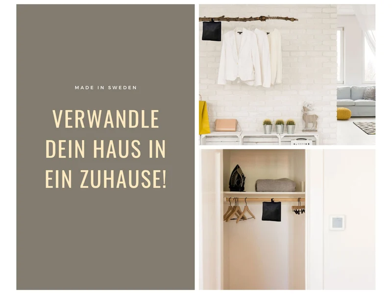 Absodry Textil Schwarz Aufhänger Luftentfeuchter für Autos Kleiderschrank Schränke