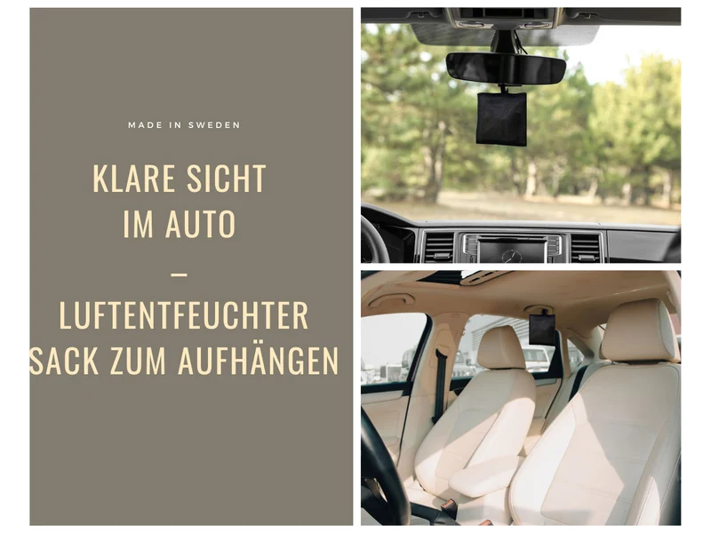 Absodry Textil Schwarz Aufhänger Luftentfeuchter für Autos Kleiderschrank Schränke