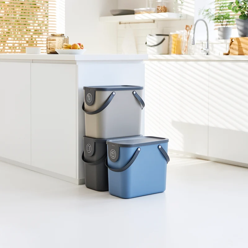 3er Set Recycling Müllsystem ALBULA
