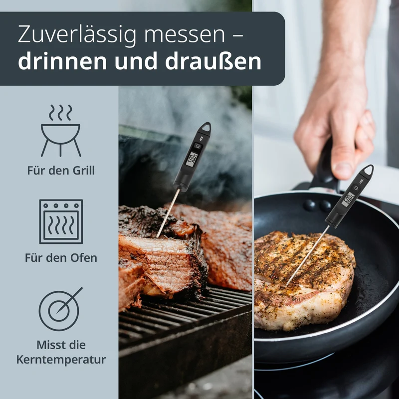 ADE digitales Küchenthermometer - Creme - 22,4 cm