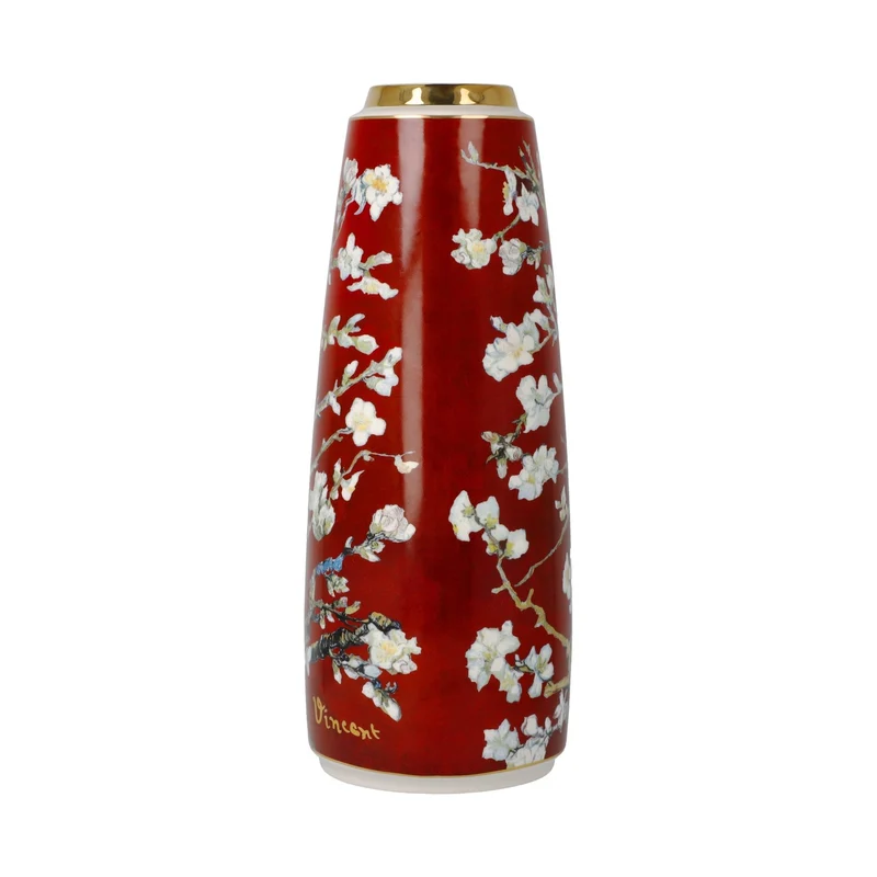 Vincent van Gogh - Mandelbaum rot, Goebel, Vase, 2024