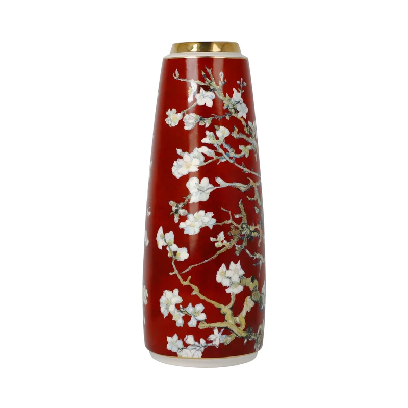 Vincent van Gogh - Mandelbaum rot, Goebel, Vase, 2024