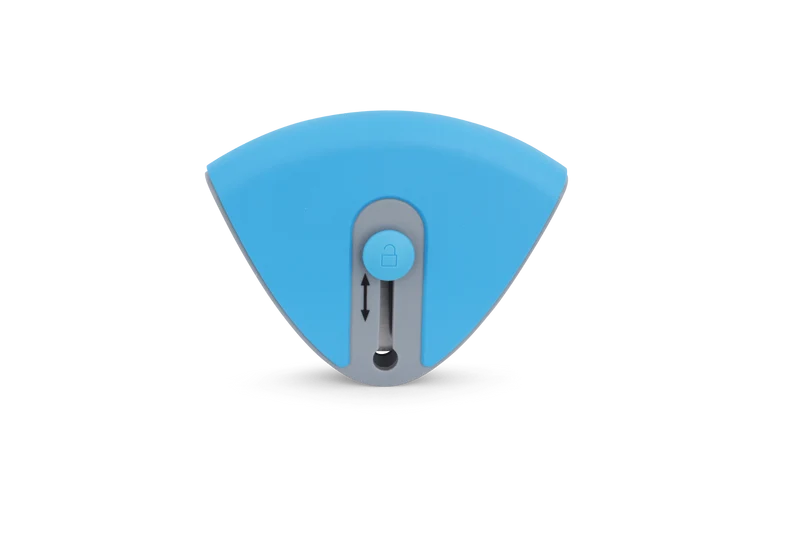 WEIS - Pizzaschneider einklappbar, blau