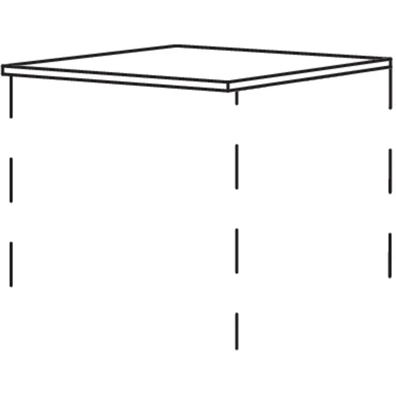 nobilia Abdeckboden in Echtholz- Furnier, 10 mm stark, in festen Breiten und Tiefen ADBMF109038 90,3 cm
