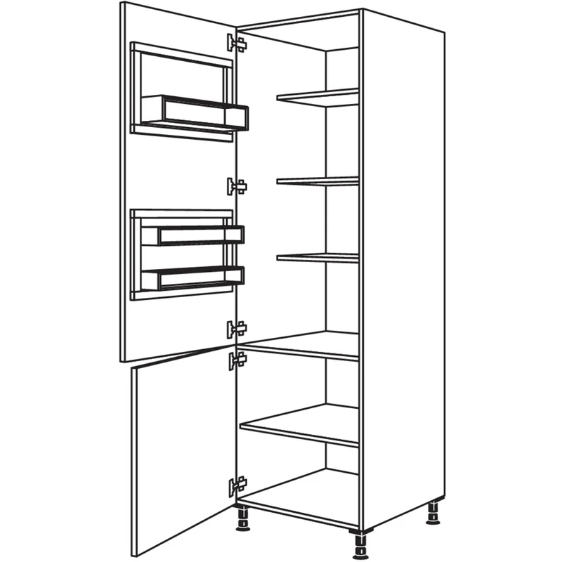 nobilia Breakfastschrank BKFST60-3 60 cm
