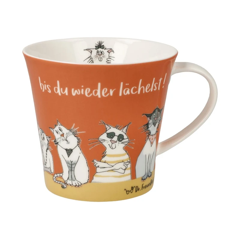 Goebel Dr. Freundlieb Coffee-/Tea Mug „Wir gucken solange, bis du wieder lächelst“ – 13 cm – 2026