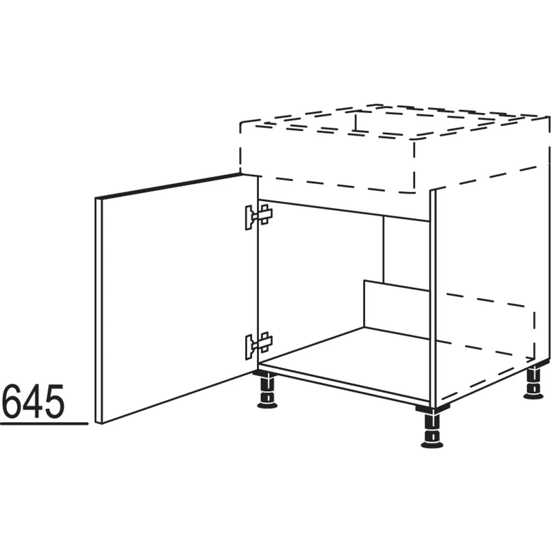 nobilia XL-Spülenschrank SPUST60-X 60 cm