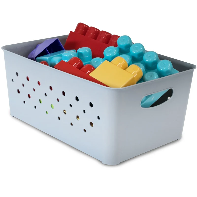 Ordnungsbox - 24x16x10cm - 3,3 Liter - DINA5 - Schubladenorganizer Ordnungskorb Schublade - Organizerbox Ordnungssystem Kunststoff Aufbewahrung Bad Korb Schrank Schreibtisch