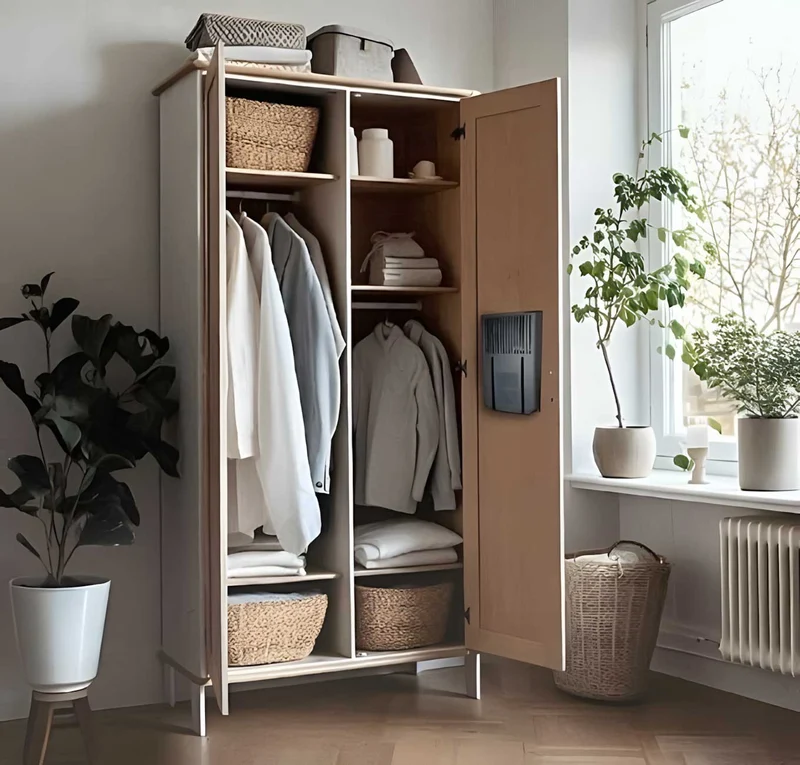 Absodry Duo Family Series 6 Grau Aufhänger für Kleiderschrank Luftentfeuchter
