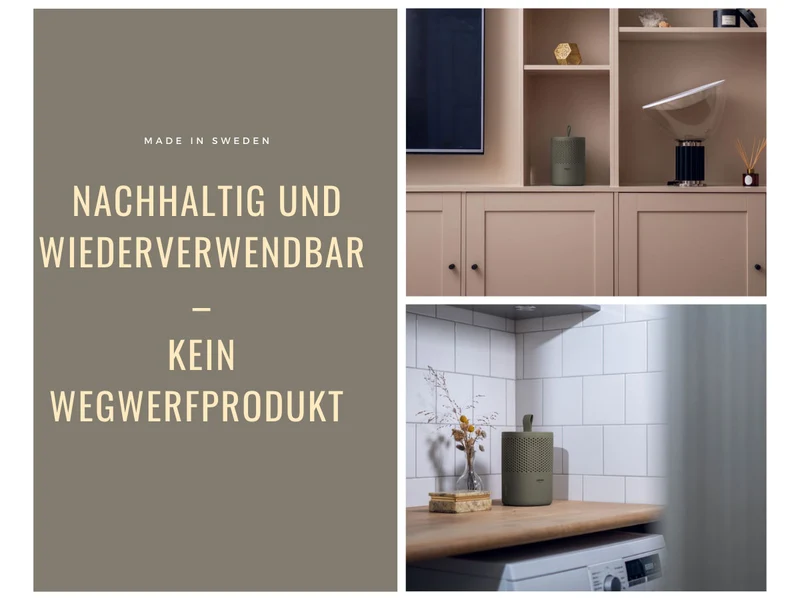 Absodry Duo Family Series 6 Grün für Räume bis 50m² Luftentfeuchter ohne Strom