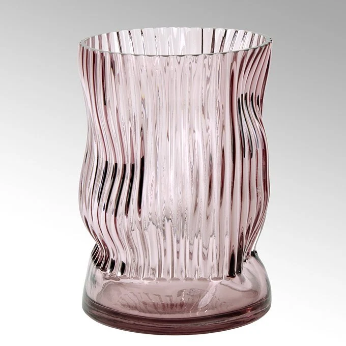 Lambert - Milani Vase mauve, Höhe 25cm