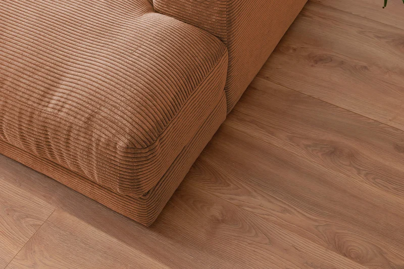 KAWOLA Big Sofa MADELINE Cord rost