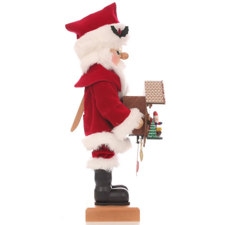 Ulbricht 'Nussknacker Weihnachtsmann mit Kuckucksuhr - 47,5cm' 2026 limitiert