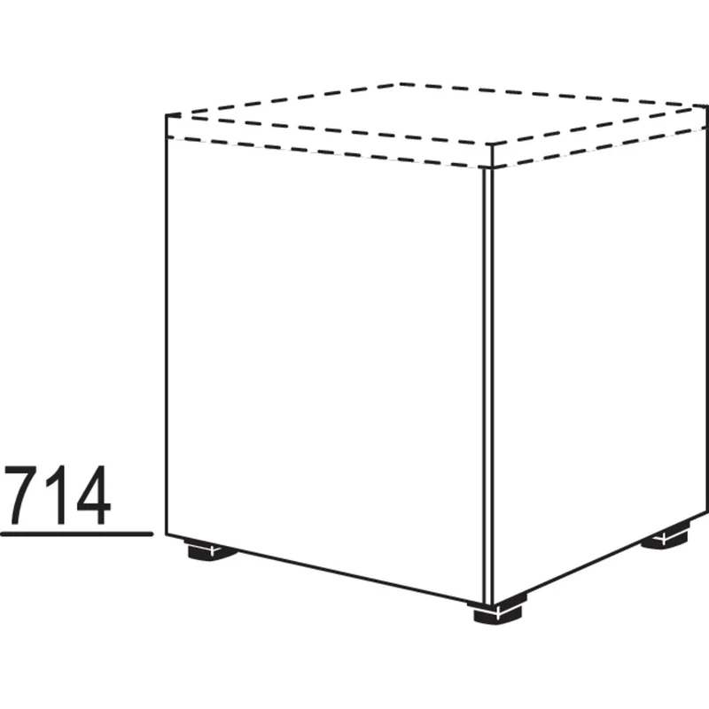 nobilia Abschlussschrank FurnSpin UFSP60 61,6 cm