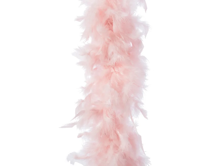 Brillant Feder Boa 1,84 Meter Rosa Edle Weihnachts-Girlande Party Baum-Deko