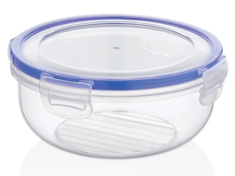 Frischhaltedose Clip & Lock 400ml Rund mit Deckel Lebensmittel Mikrowelle Gefrierbox