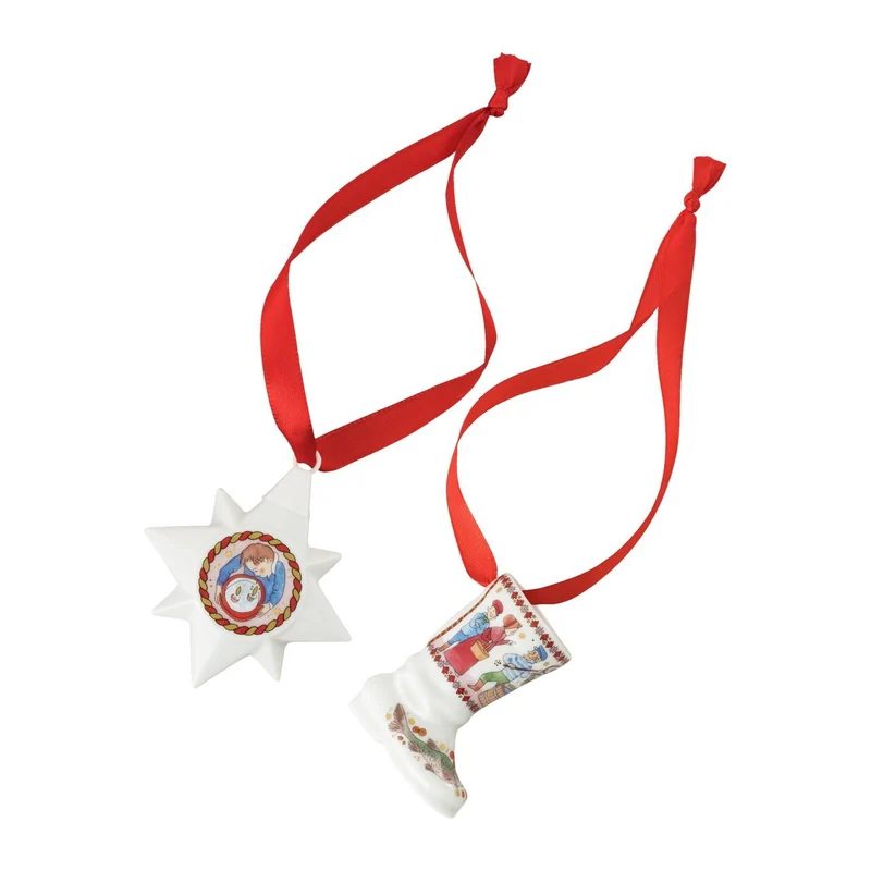 Weihnachtsschmaus, Set Ministern/-stiefel, Hutschenreuther 2026