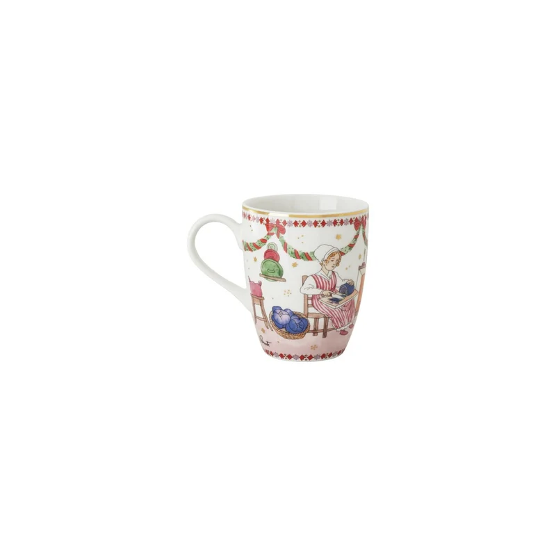 Weihnachtsschmaus, Becher mit Henkel, Hutschenreuther 2026
