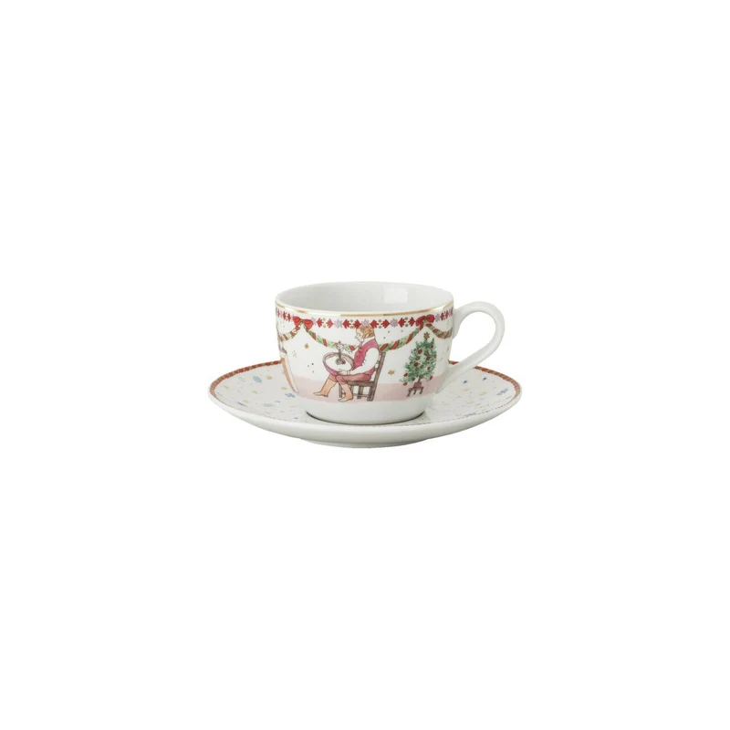 Weihnachtsschmaus, Cappuccinotasse 2-tlg., Hutschenreuther 2026