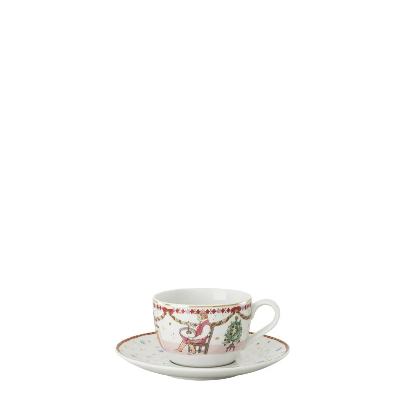 Weihnachtsschmaus, Cappuccinotasse 2-tlg., Hutschenreuther 2026