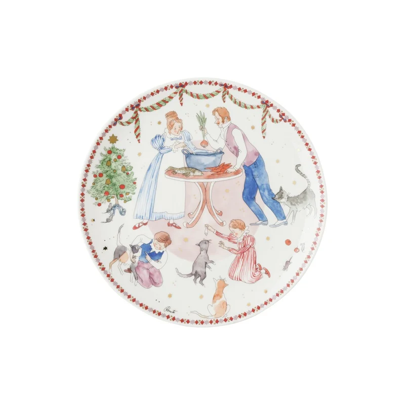 Weihnachtsschmaus, Teller 22 cm, Hutschenreuther 2026