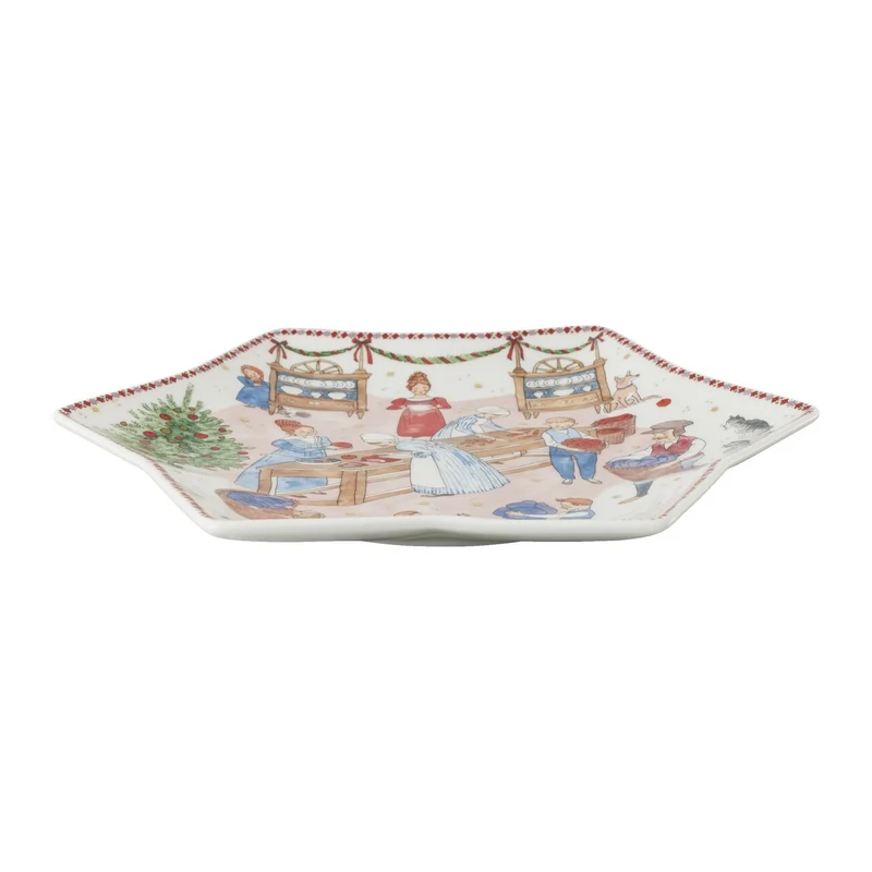 Weihnachtsschmaus, Sternschale 34 cm, Hutschenreuther 2026