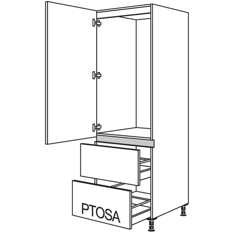 nobilia Geräte-Umbau Kühlautomat LG1232A-1 60 cm