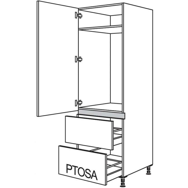nobilia Geräte-Umbau Kühlautomat LG1032A-1 60 cm