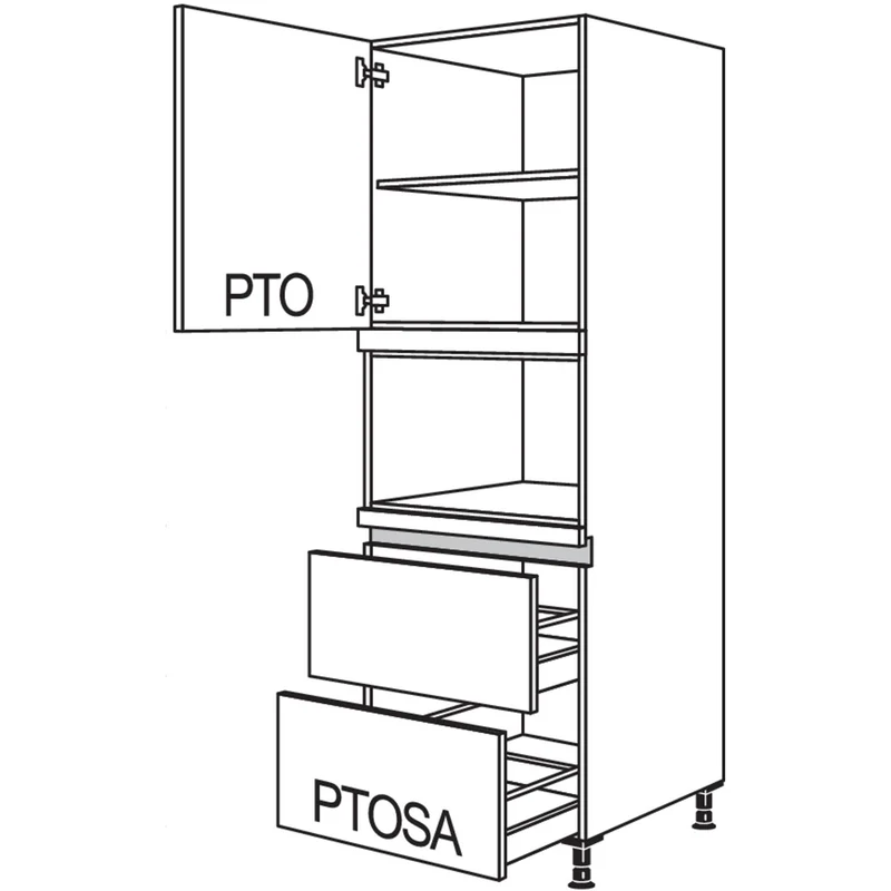 nobilia Geräte-Umbau Mikrowelle LGM2A-1 60 cm