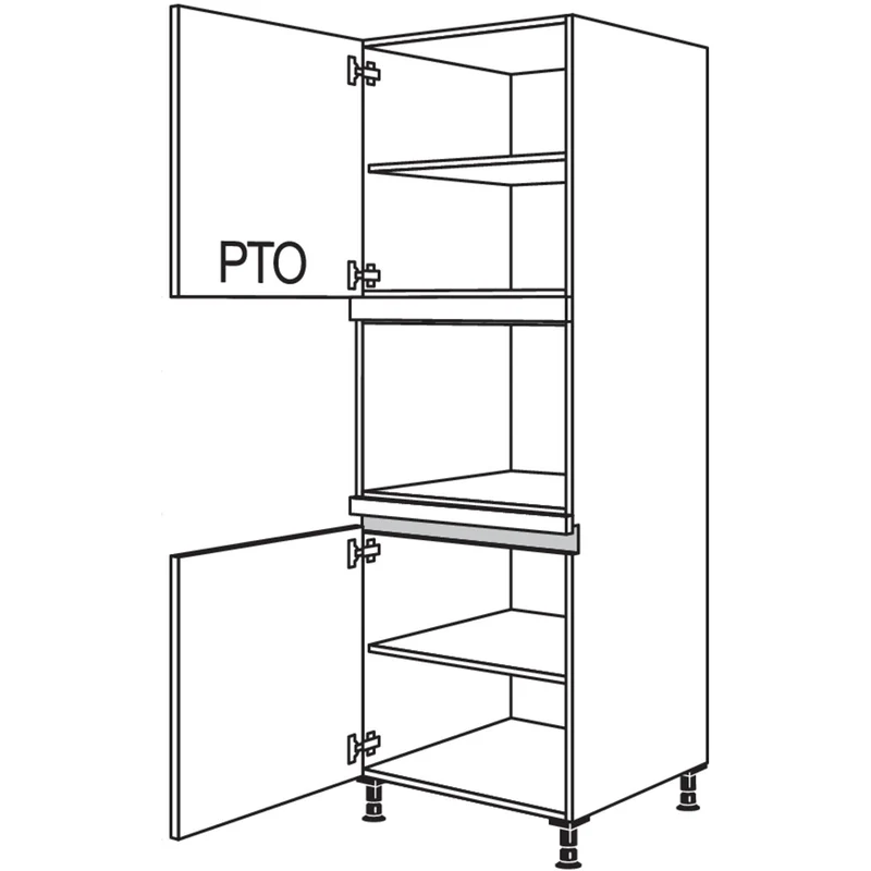 nobilia Geräte-Umbau für Dampfgarer / Kompaktgerät LGDK-1 60 cm