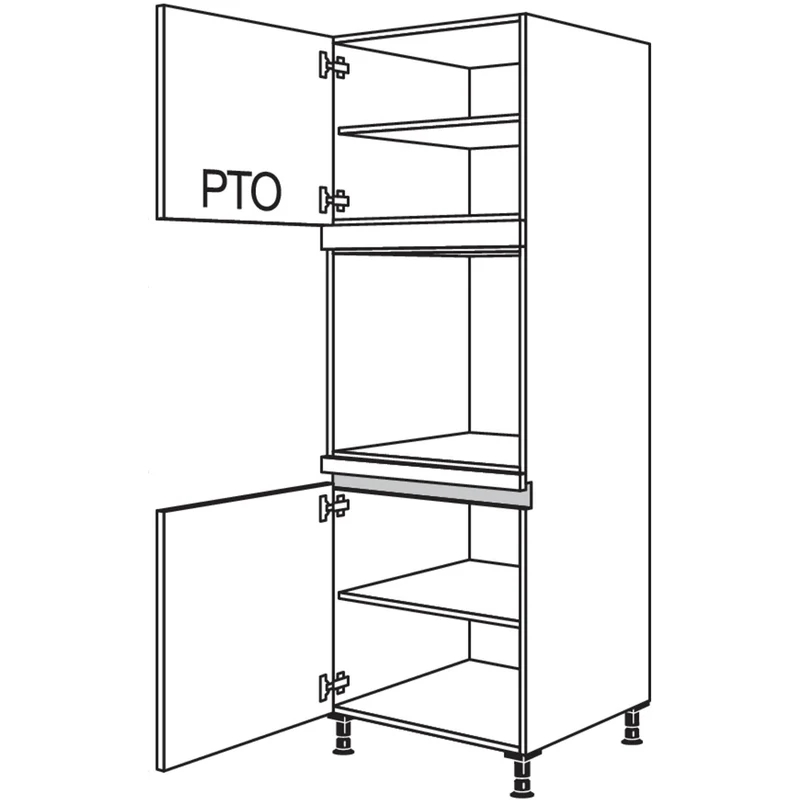 nobilia Geräte-Umbau Backofen LGO-1 60 cm