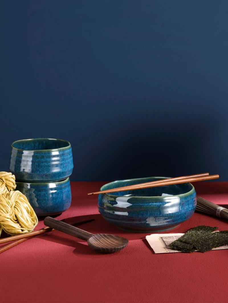 ASA, Umani ramen Schale bayou D17,5 / H 7cm, blau