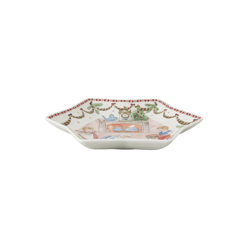 Weihnachtsschmaus, Sternschale 24 cm, Hutschenreuther 2026