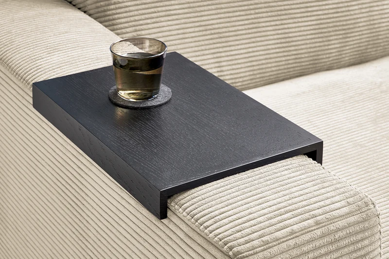 KAWOLA Big Sofa MADELINE Stoff olivgrün