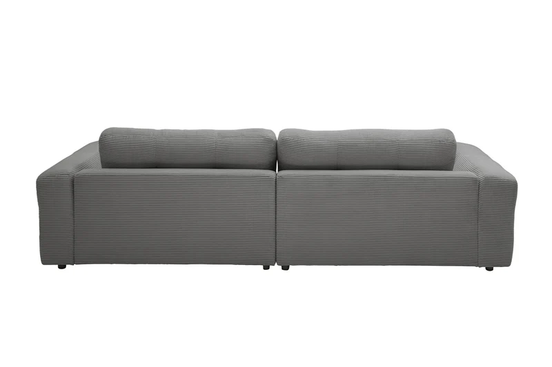 KAWOLA Sofa MIKA Ecksofa Cord grau