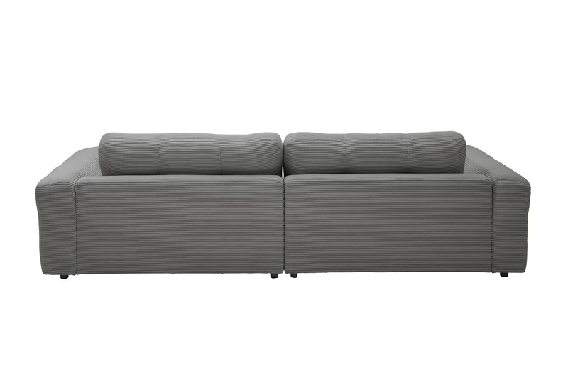 KAWOLA Sofa MIKA Ecksofa Cord grau