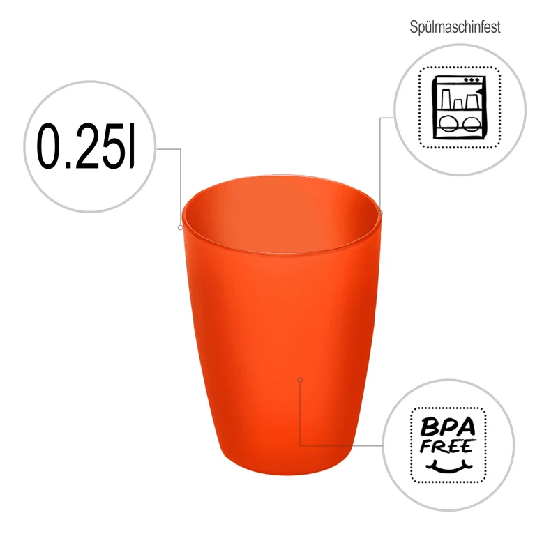Trinkbecher 0,25 l CARUBA