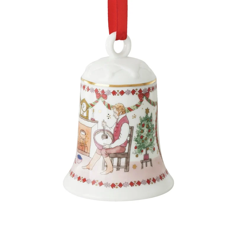 Weihnachtsschmaus, Porzellanglocke 12 cm, Hutschenreuther 2026