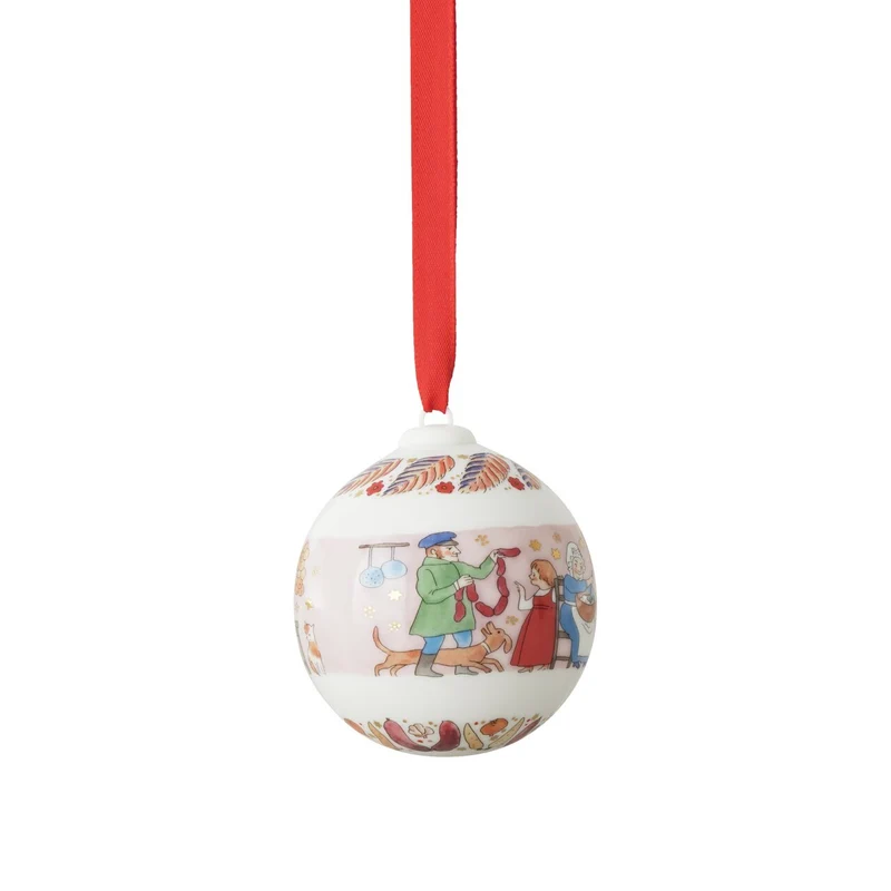 Weihnachtskugel 2026, Porzellankugel, Hutschenreuther 2026